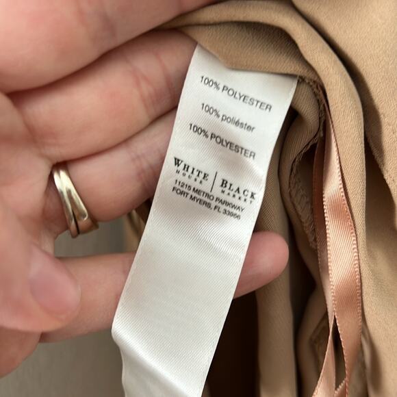 White House Black Market Button Down Sleeveless Duster | Size 0 - Picture 8 of 9